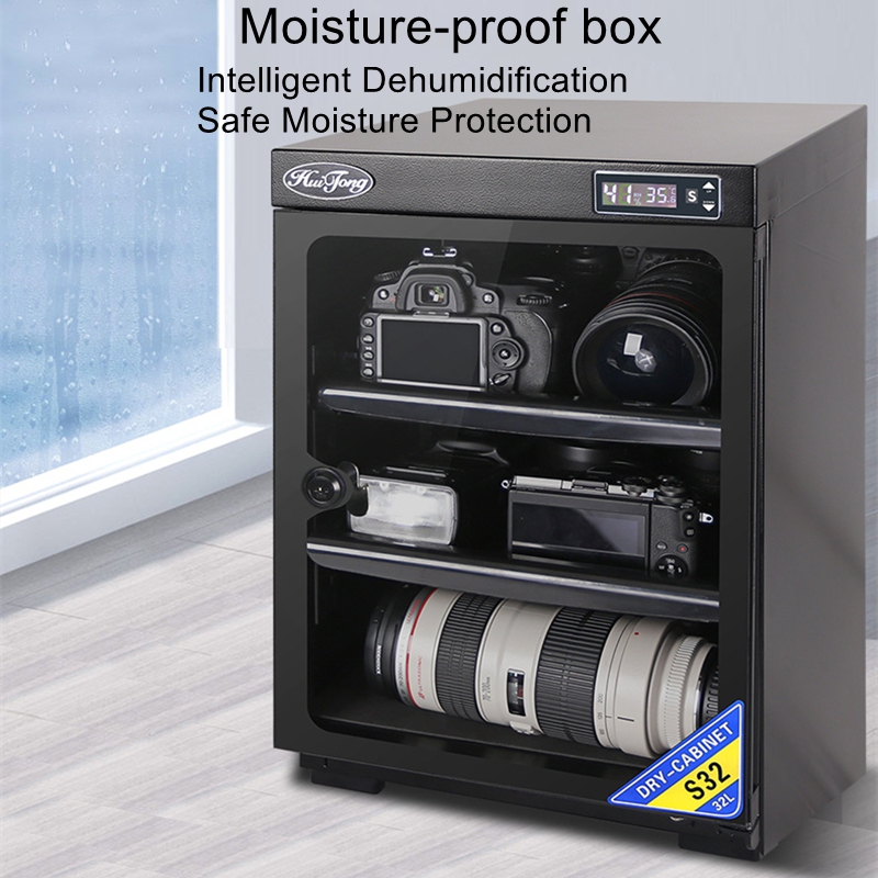 Camera Dry Cabinet - 32L Digital Camera Moisture-proof Box Digital