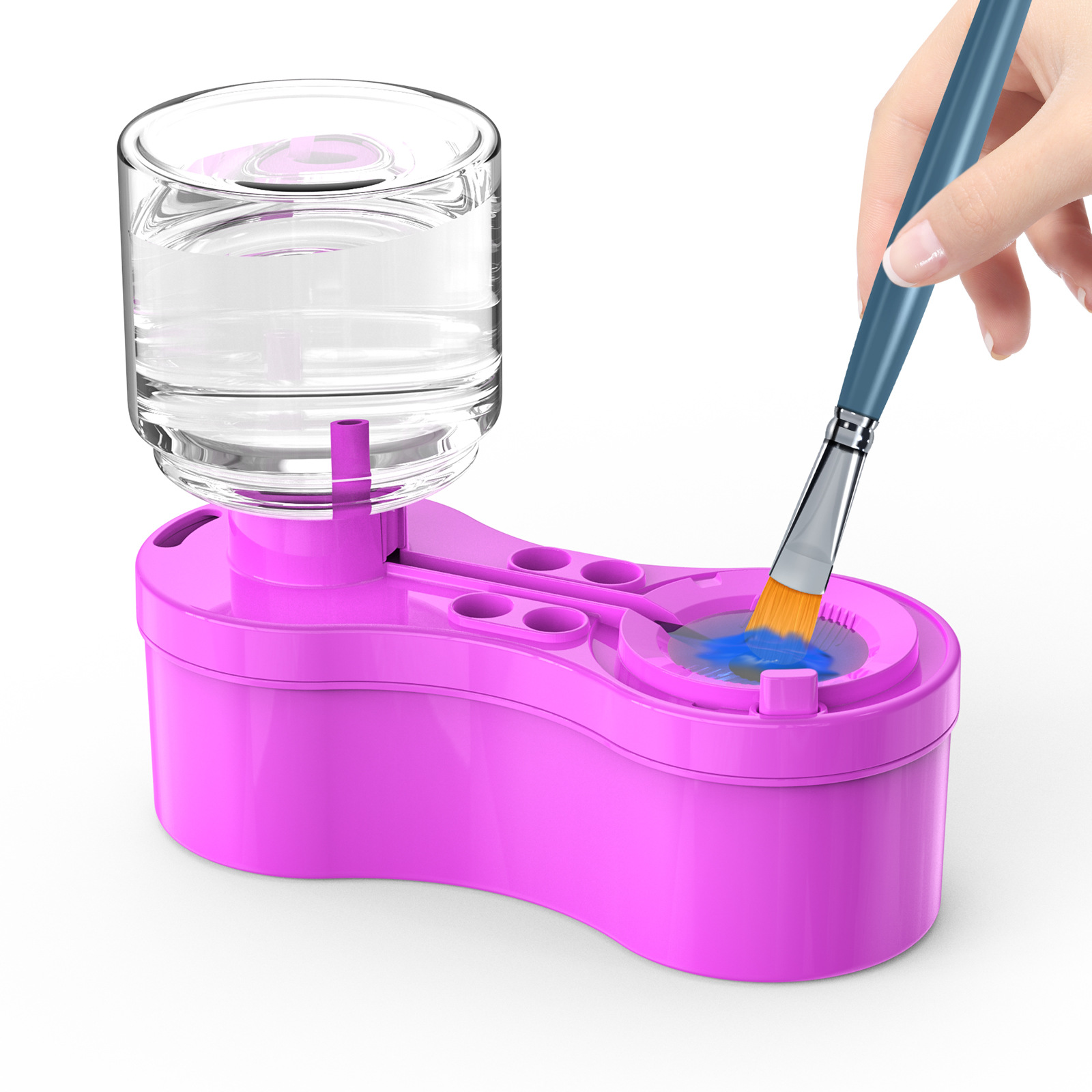 Photography Techniques - Multi-Function Water Circulation Paint Brush Cleaner