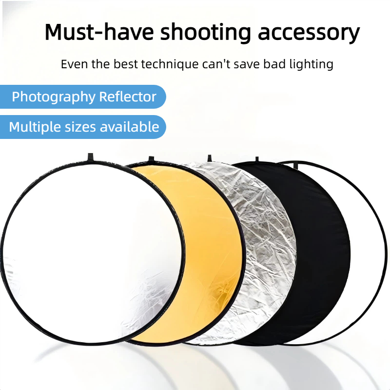 Photography Treatment - 2-in-1 Dual Sided Gold Silver Reflector