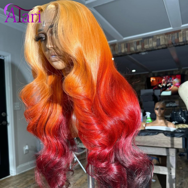 Ombre Orange Roots 13x4 Lace F - Photography Dark review and price