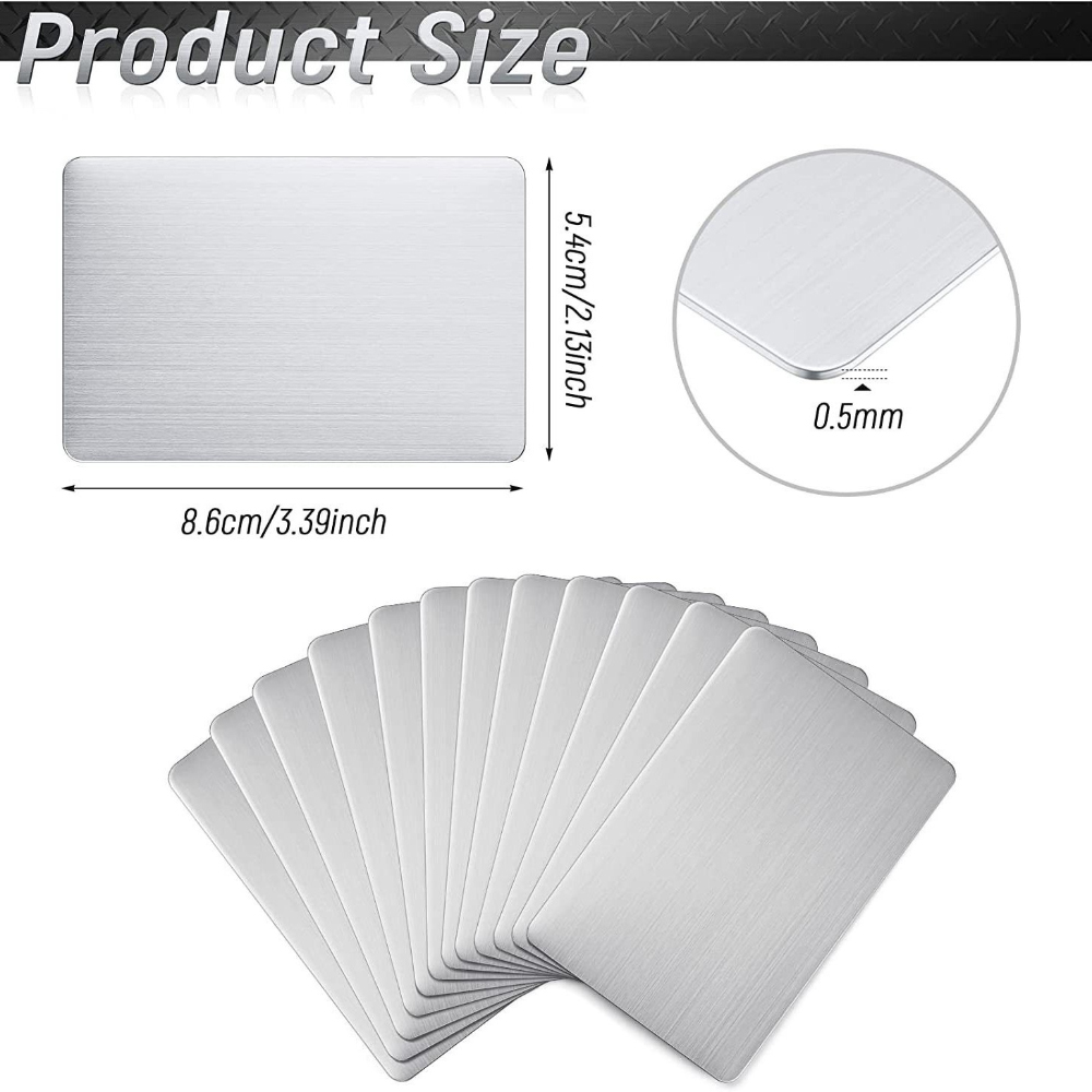 10Pcs Stainless Steel Metal Bu - Photography Logo review and price