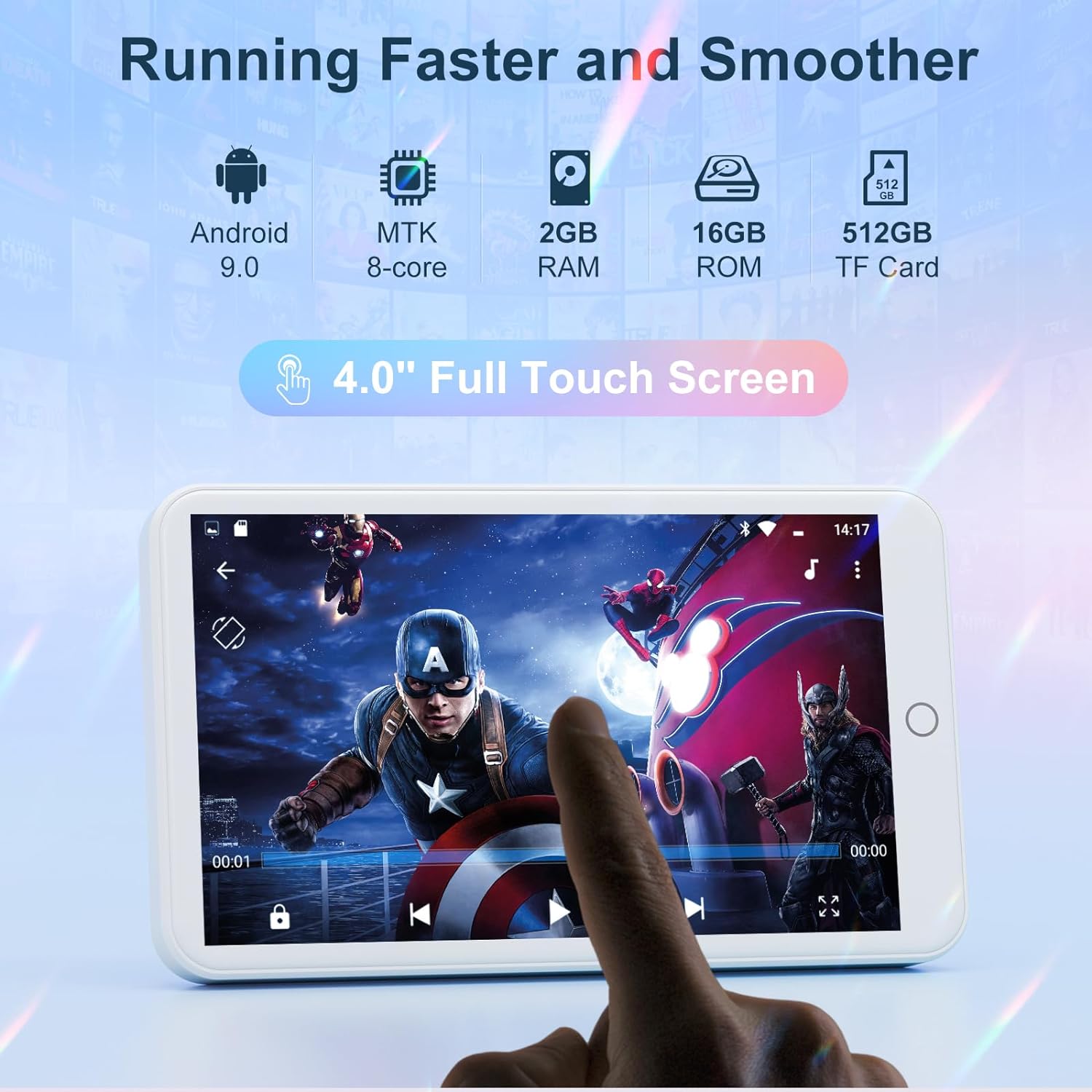 MECHEN 16GB Android 9.0  MP3 P - Photography Game review and price