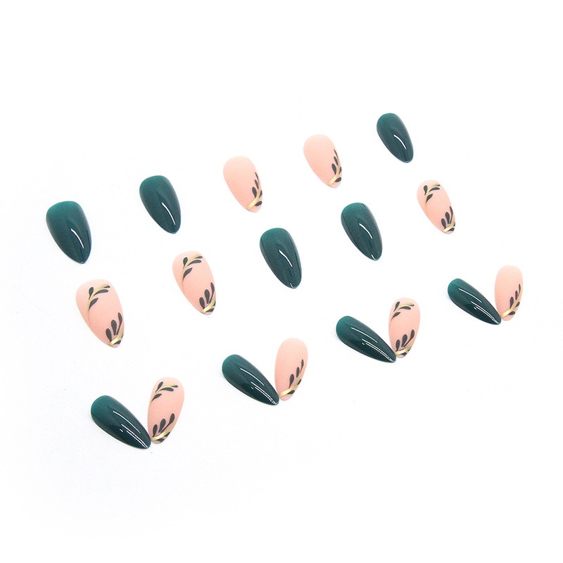 24P/Set Medium-length Almond P - Photography Dark review and price