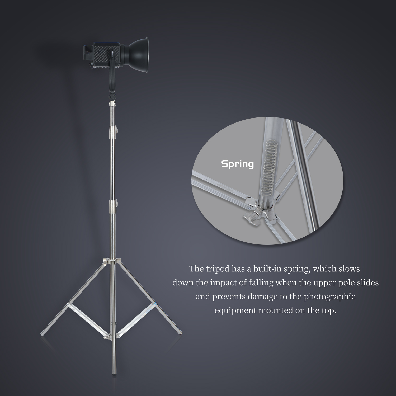 SH 2.8M Stainless Steel Light  - Photography Treatment review and price