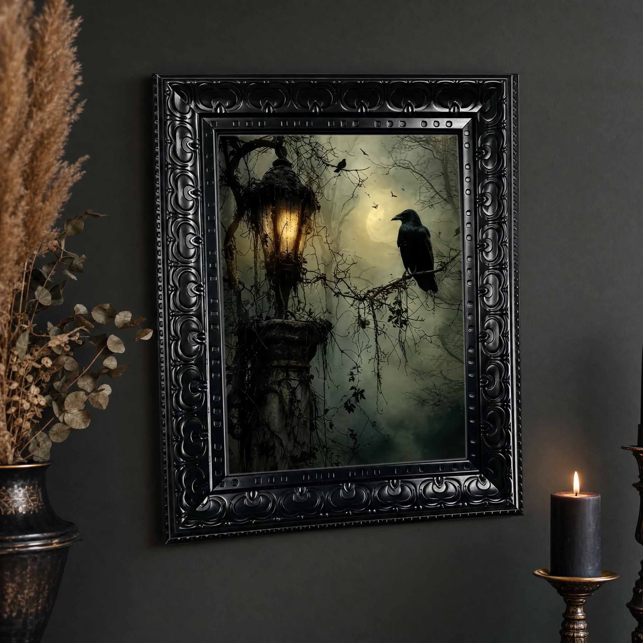 Halloween Wall Art, Framed Can - Photography Dark review and price