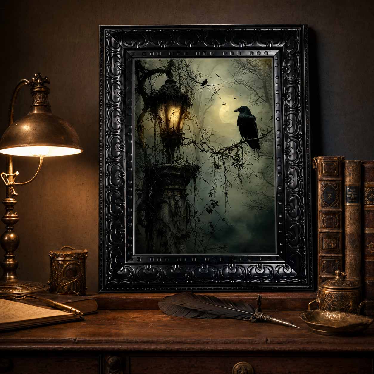 Halloween Wall Art, Framed Can - Photography Dark review and price