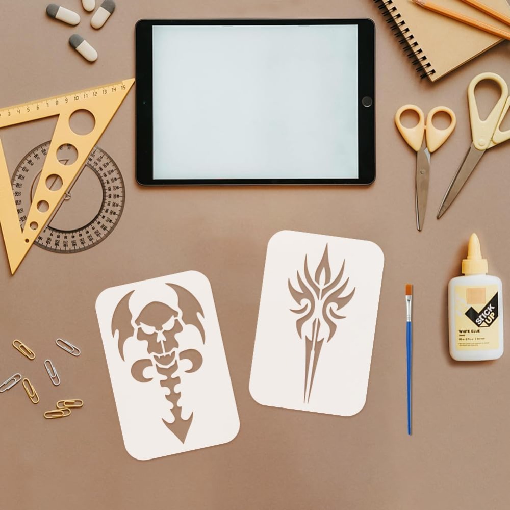 9PCS Tattoo Pattern Stencil fo - Photography Techniques review and price