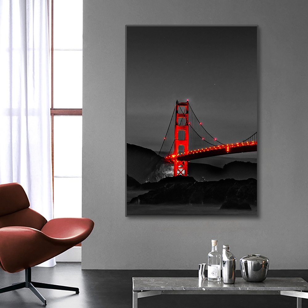 3PCS Frameless Poster Golden G - Photography Angle review and price