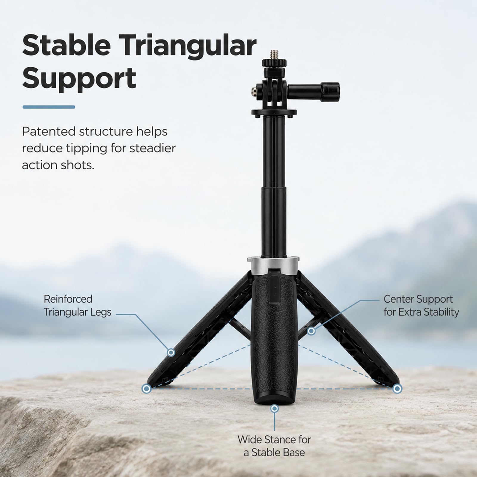 Mini Extendable Tripod Foldabl - Gopro Action Camera Hero 12 Black review and price