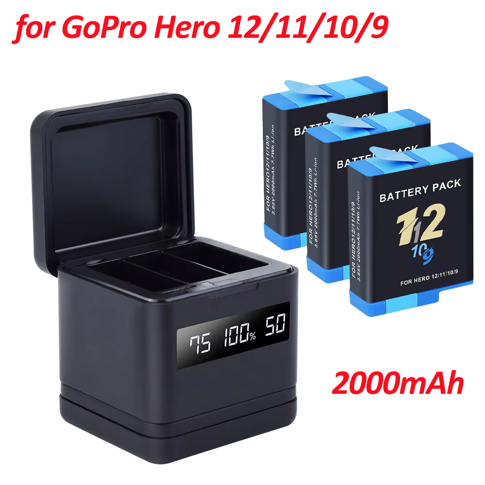 PALO Battery for GoPro Hero 10 - Gopro Action Camera Hero 12 Black review and price