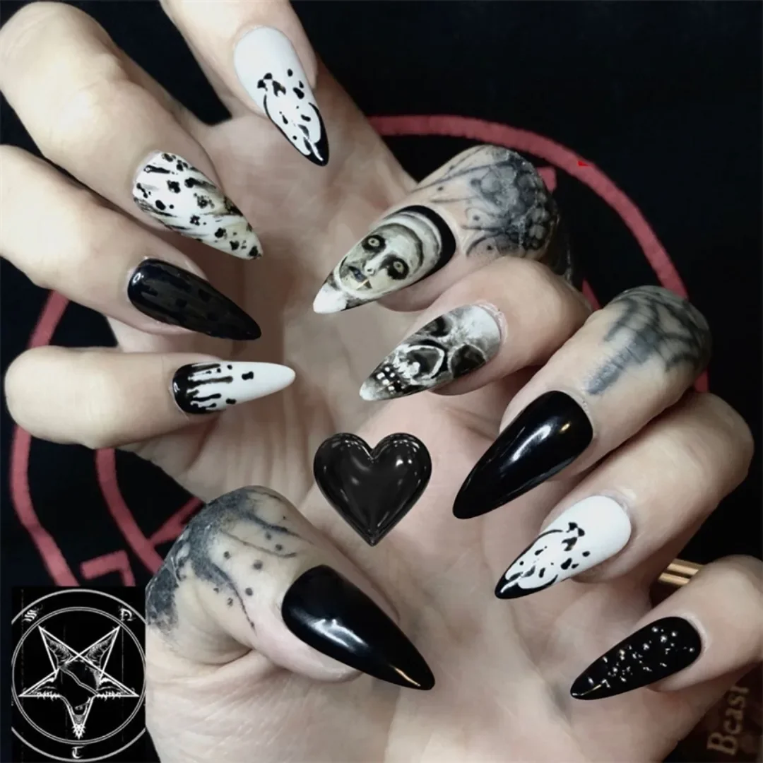 24Pcs/Set Dark Punk Skeleton L - Photography Dark review and price