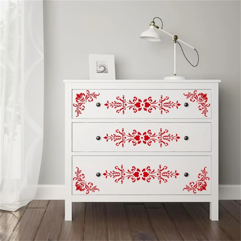 6Pcs Floral Corner Stencils fo - Photography Angle review and price