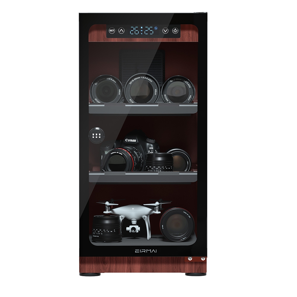 30l Wood Grain Style Electroni - Camera Dry Cabinet review and price