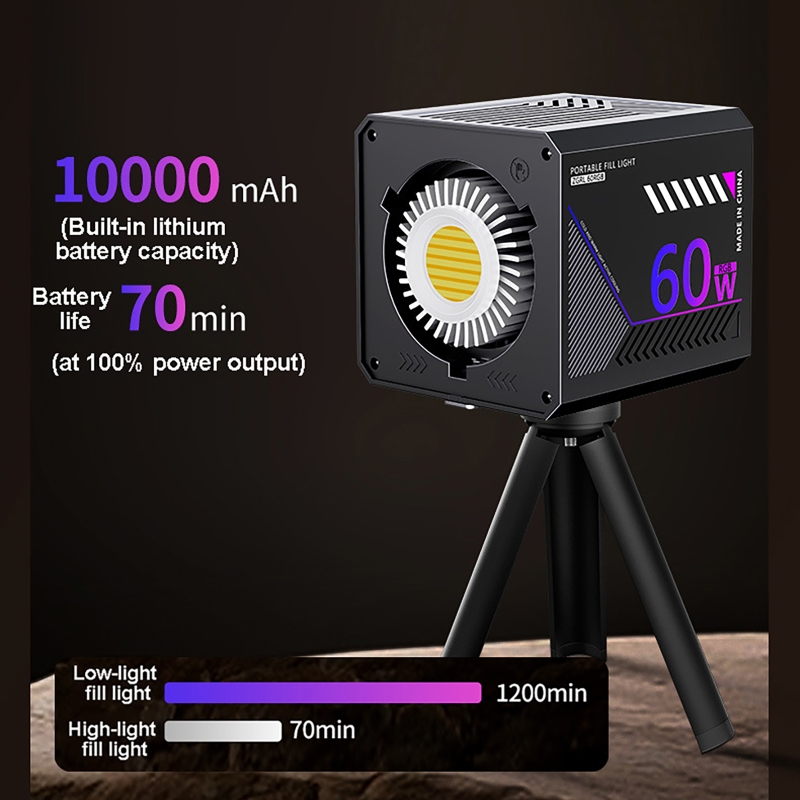 60W RGB Video Light Portable L - Photography Treatment review and price