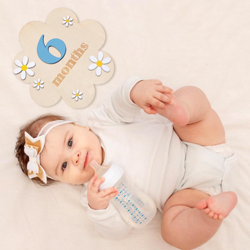 Wooden Baby Monthly Milestone  - Photography Cheat Sheet review and price