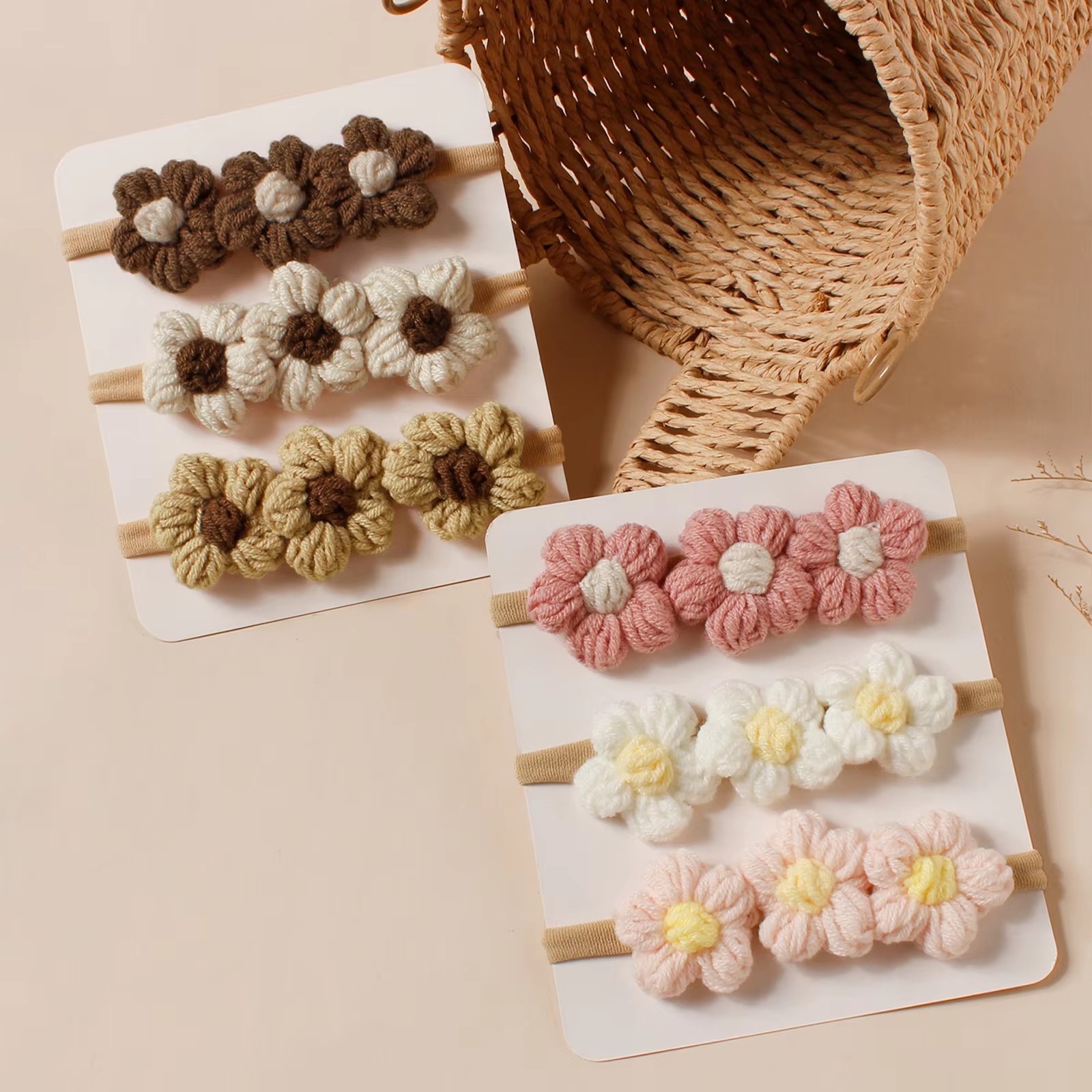 3pcs Wool Flower Baby Headband - Photography Cheat Sheet review and price