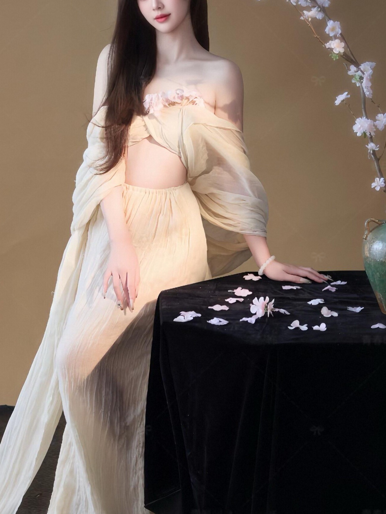 Retro Style Long Dress Chinese - Photography Zen review and price