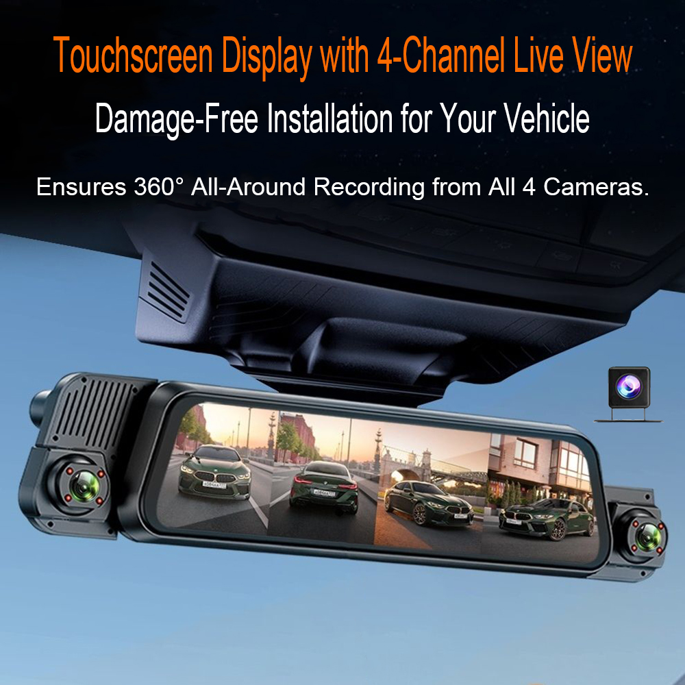 4 Channel Streaming Dash Cam 4 - Timelapse Controller review and price