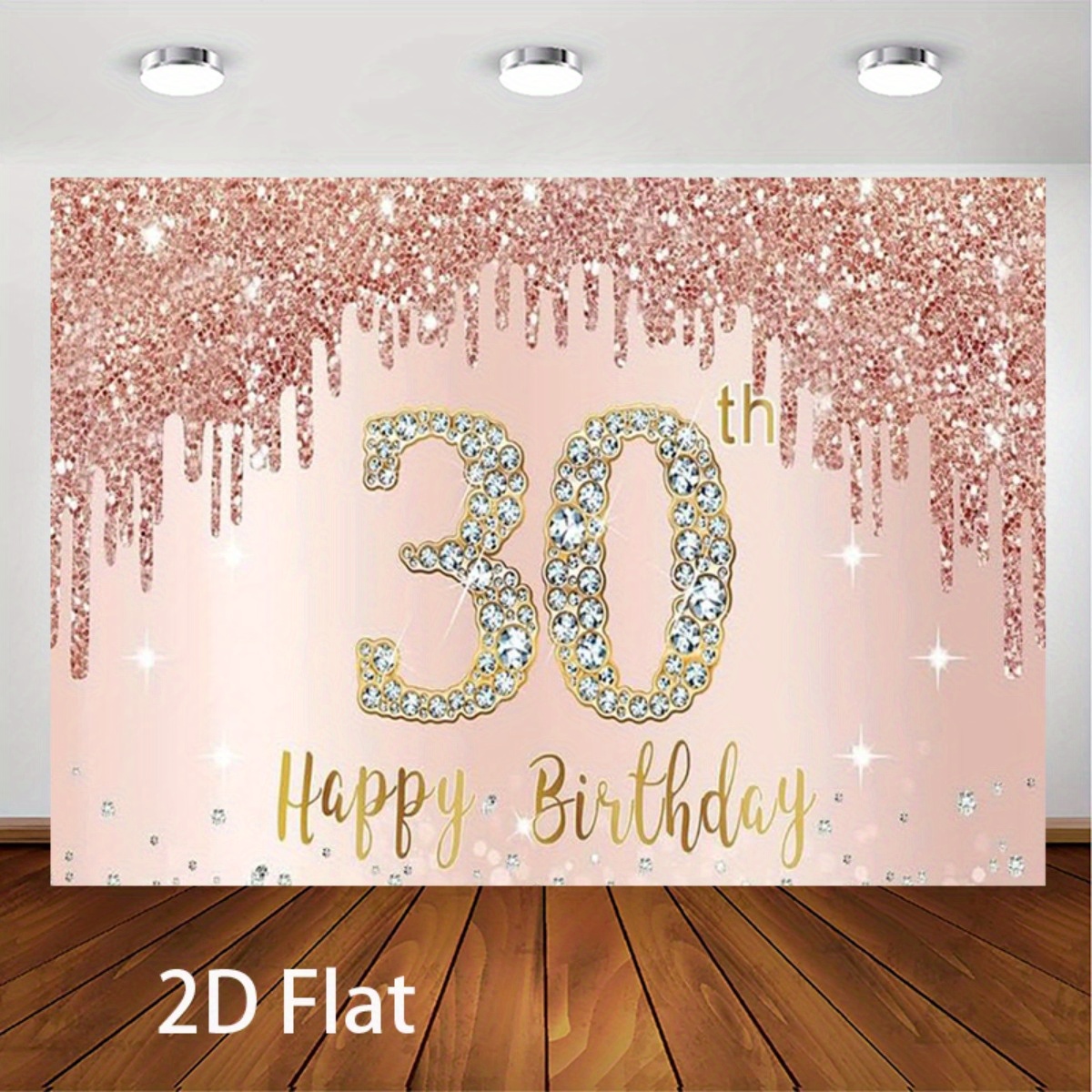 A 30th birthday background ban - Photography Logo review and price